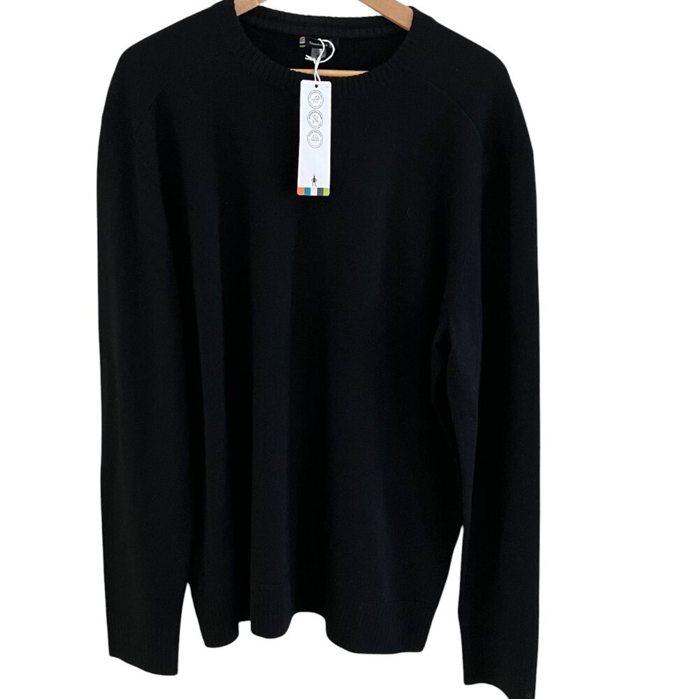 Smartwool Men's Sparwood Crew Sweater Black Size L & XL